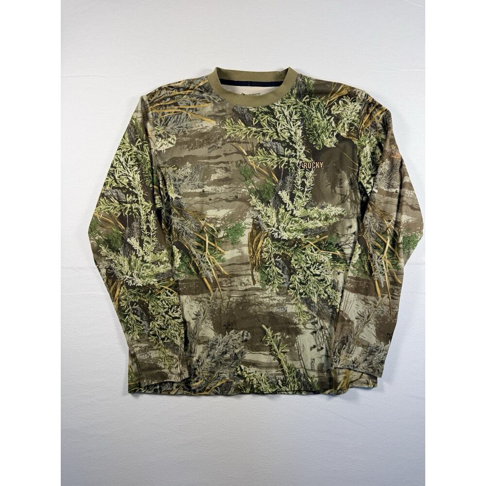 Rocky ScentIQ Camo Shirt L Gorpcore Outdoorsy Ruggedcore Hunting Top